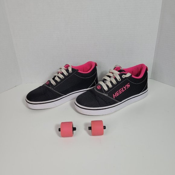 Heelys Pro 20 Women's Size 5 / Youth Size 4 Black & Pink Skate Sneakers - Picture 5 of 10